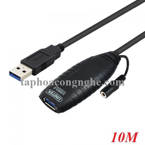 Unitek 98568 Y-3018 3.0 10M màu Đen Cáp Usb Nối Dài Extension kèm nguồn 30098568